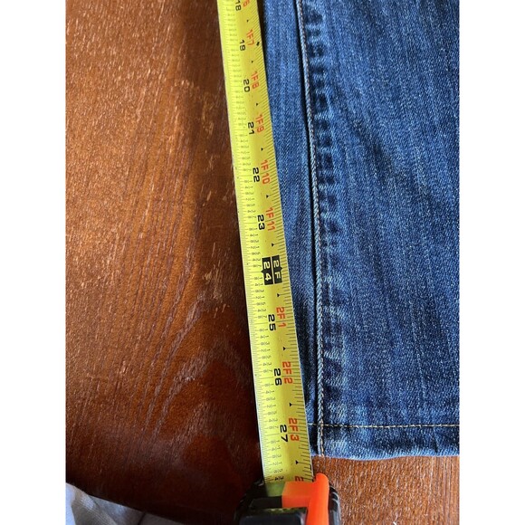 LUCKY BRAND Y2K Sofia Bootcut Flare Leg Denim Jeans Sz 6/28 Dark Wash - Picture 8 of 11